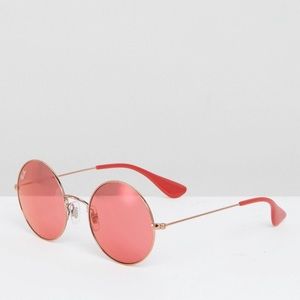 Ray ban round & red sunglasses